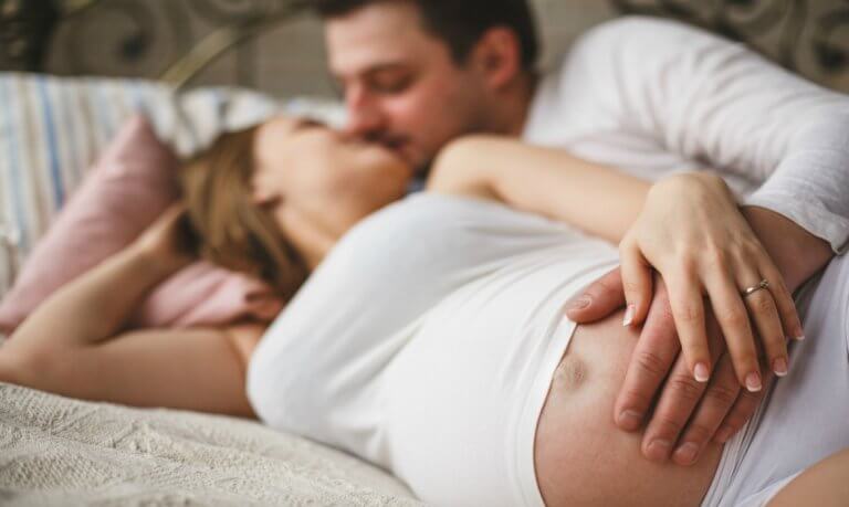Wife gets pregnant with a lover's baby and hubby gets aroused 6